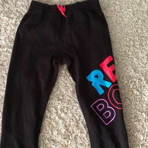 Girls Reebok sweatpants